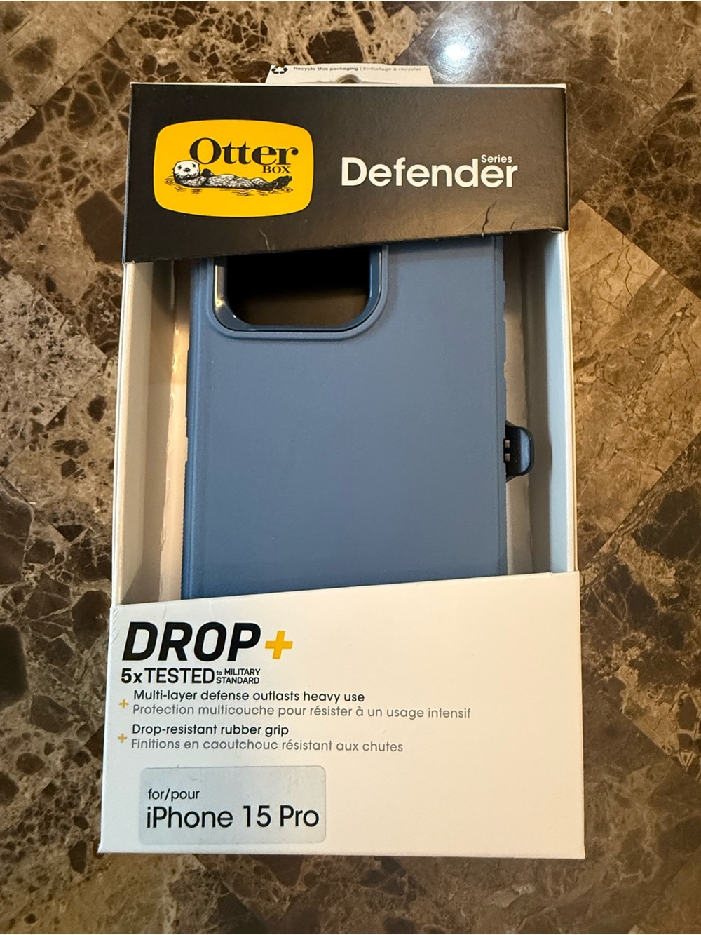 New OtterBox Defender Series Case for iPhone 15 Pro - Blue